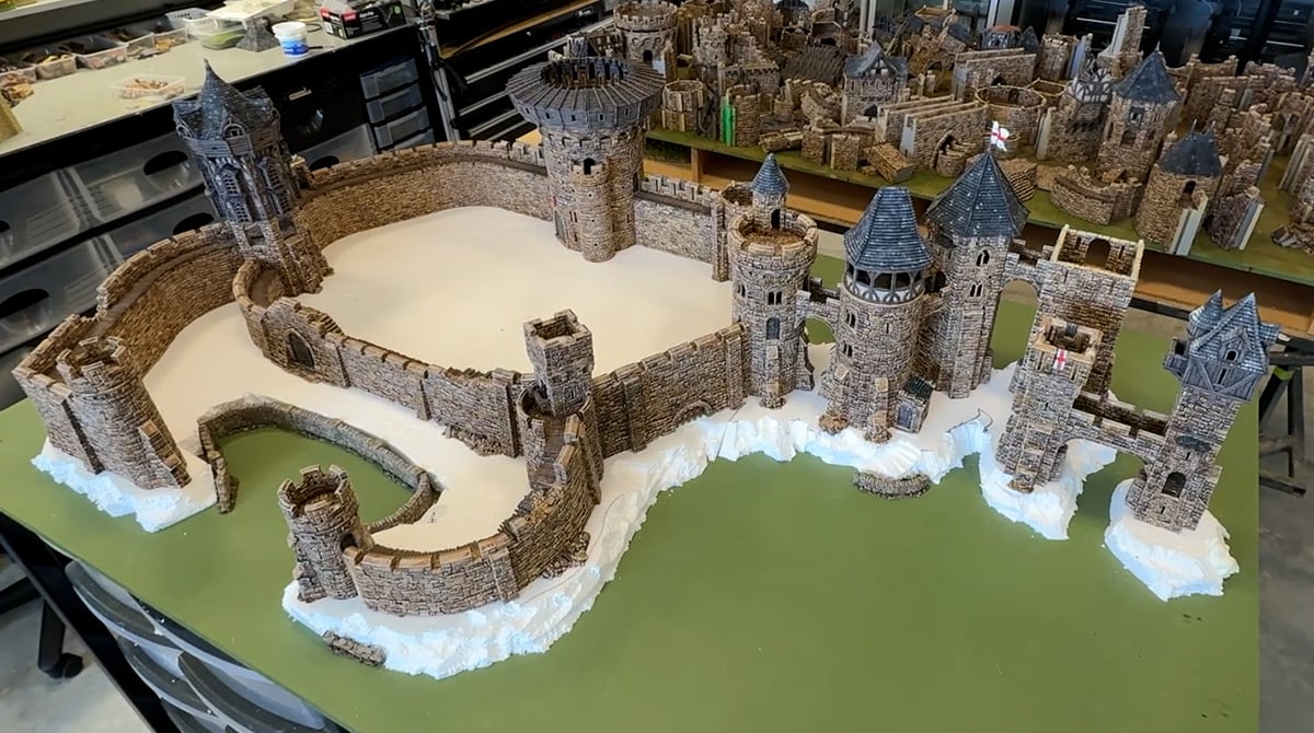 Planning a 3d printed Island Castle