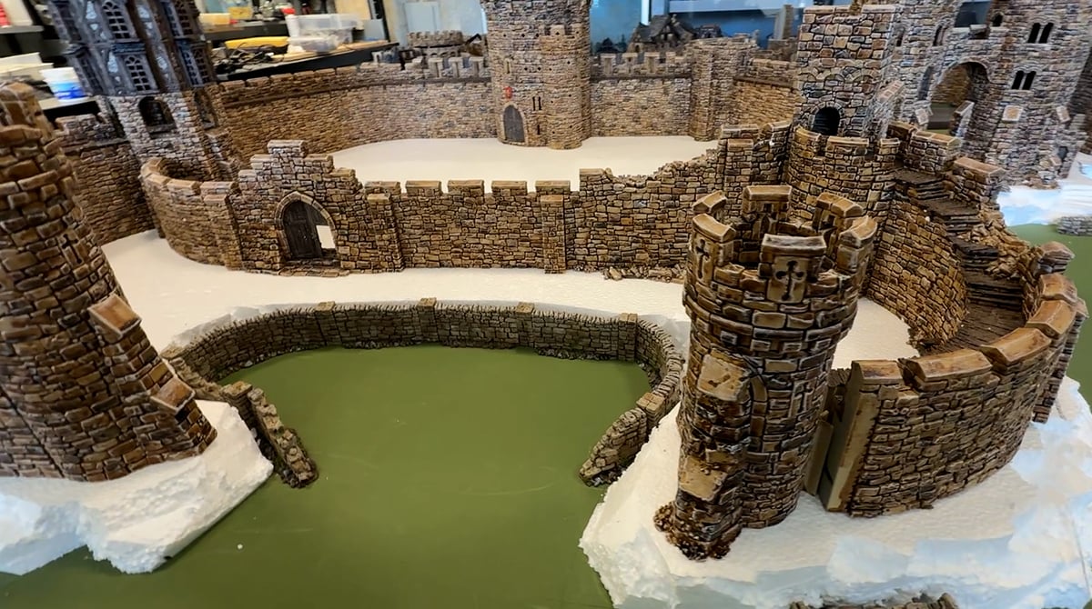 Planning a 3d printed Island Castle