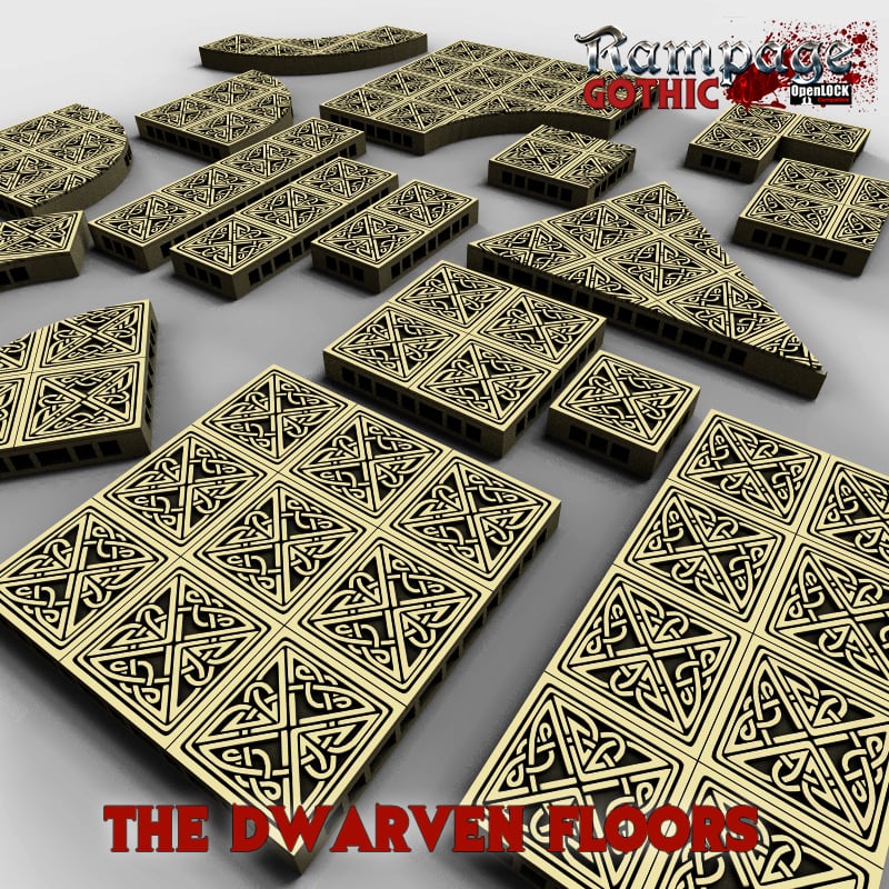 3d render of the Rampage Gothic models