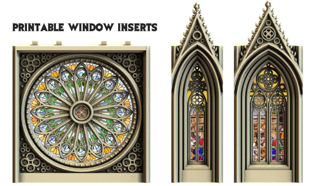 3d render of the Rampage Gothic models