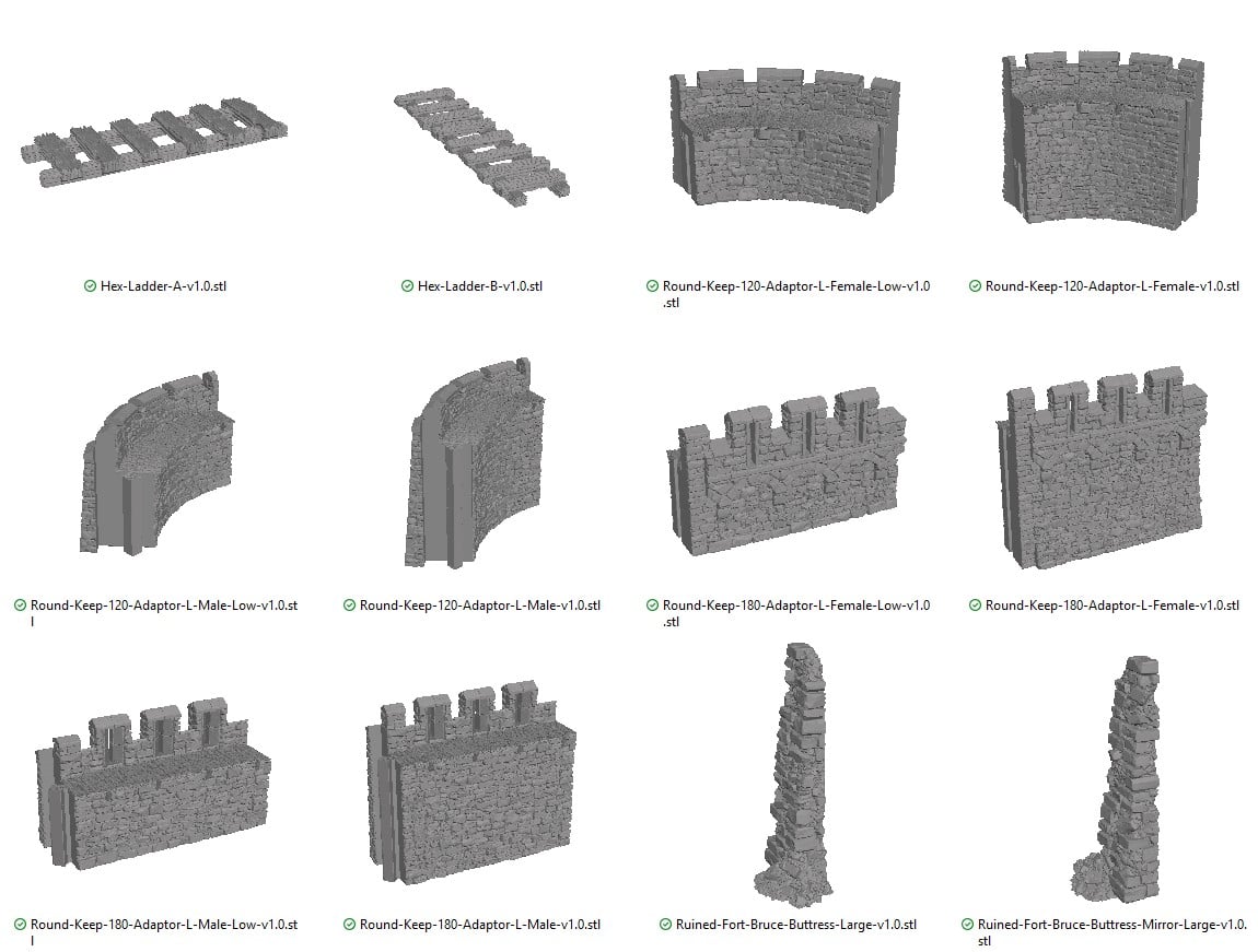 Adaptors, Butresses and Ladders Reference