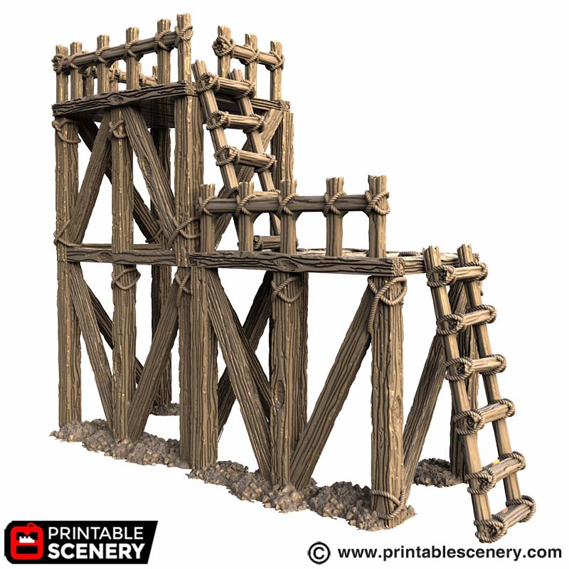 Castle Scaffolding STL