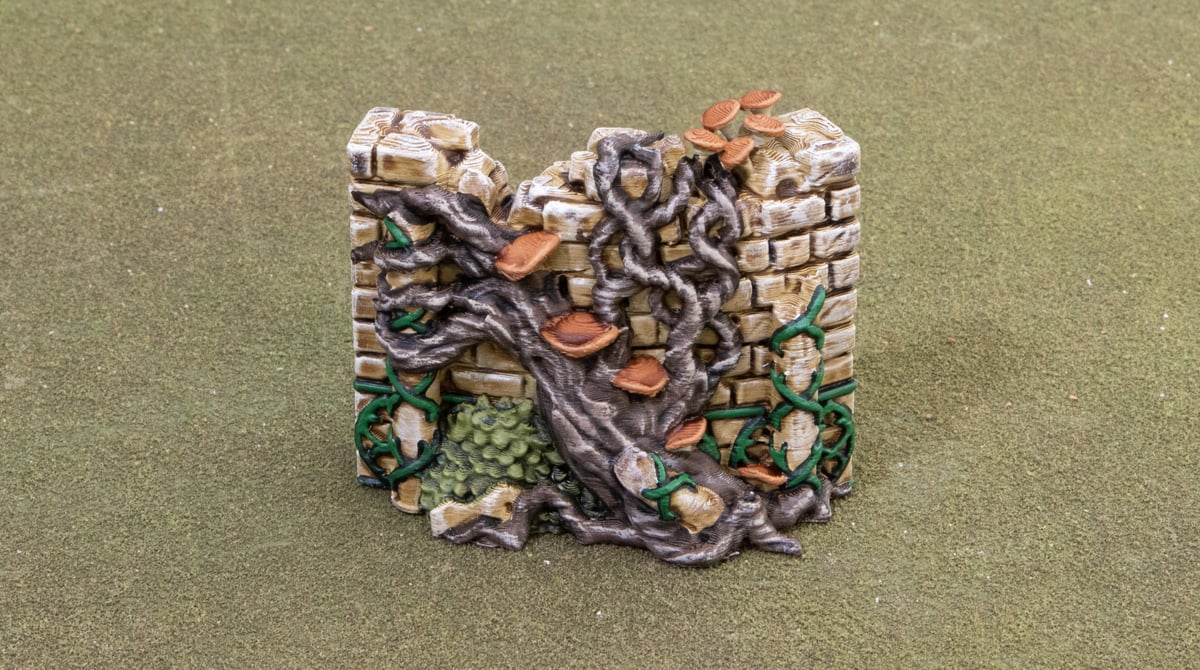 Elven groves model with a wash of reikland fleshshade paint