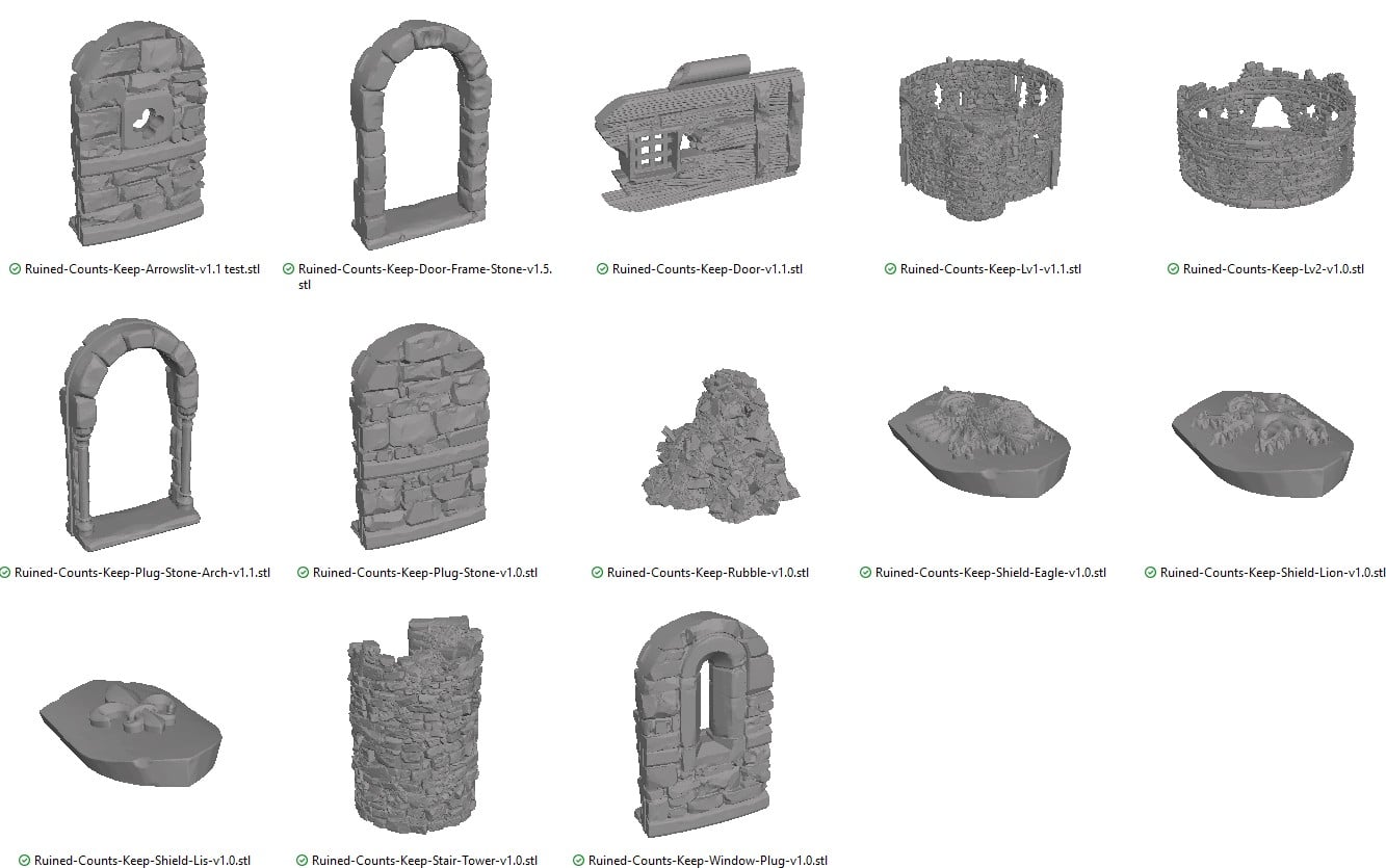 Ruined Counts Keep Reference