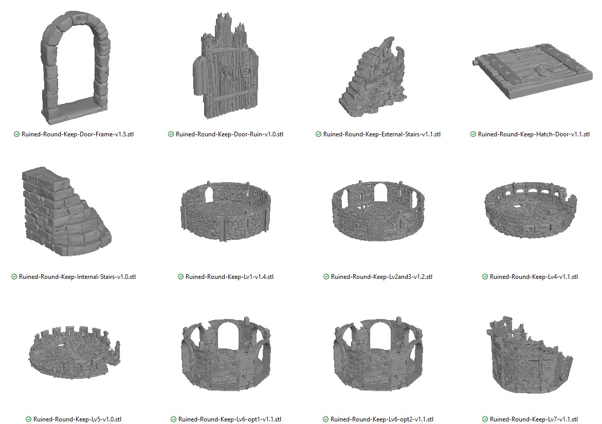 Ruined Round Keep Reference