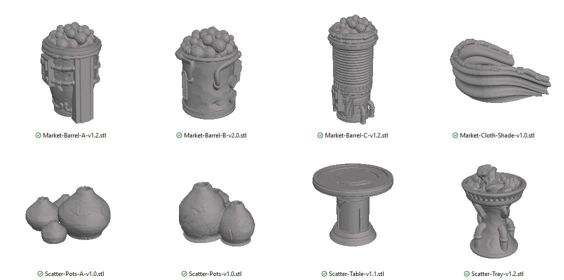 Market Stall Reference