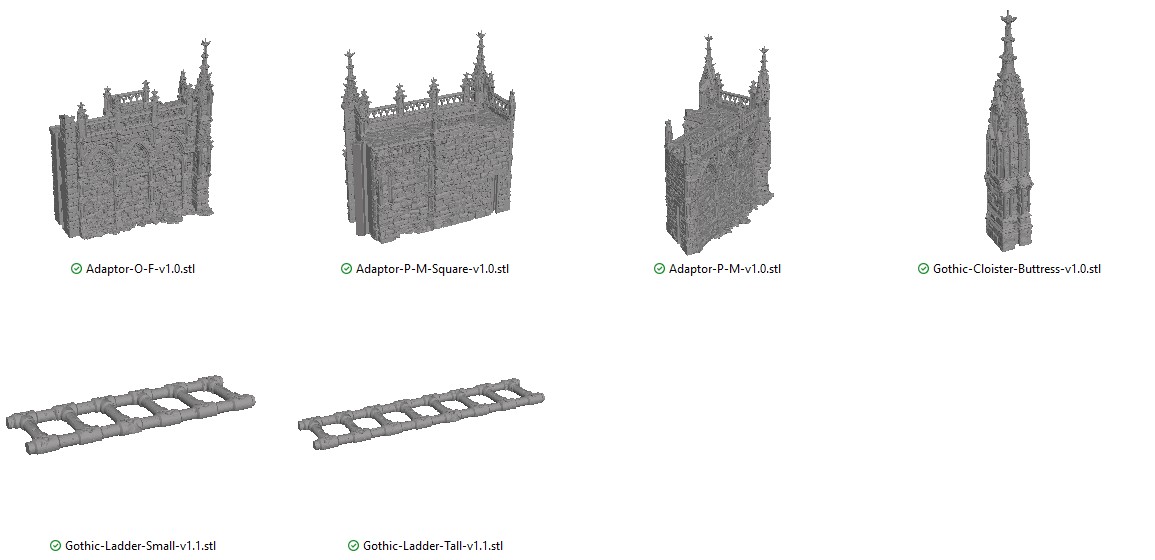 Adaptors, Ladders and Buttress Reference