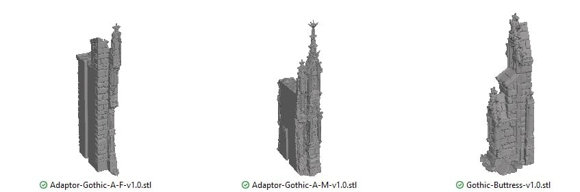 Adaptors and Buttress Reference