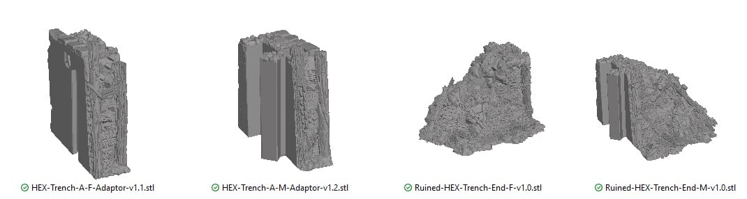 Adaptors and Trench Ends Reference