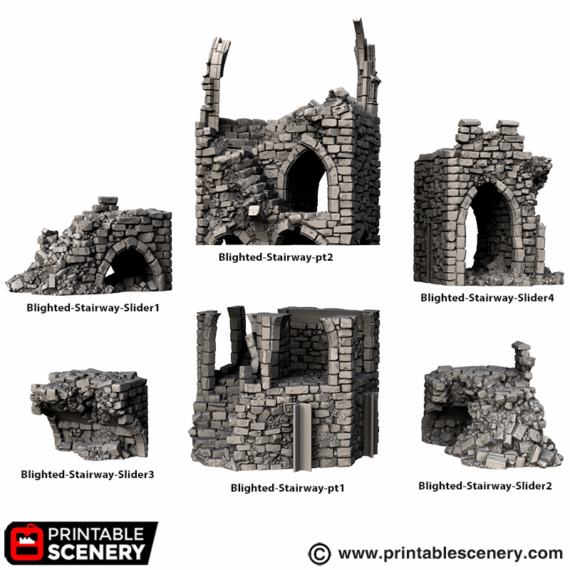 Blighted Stairway Part List