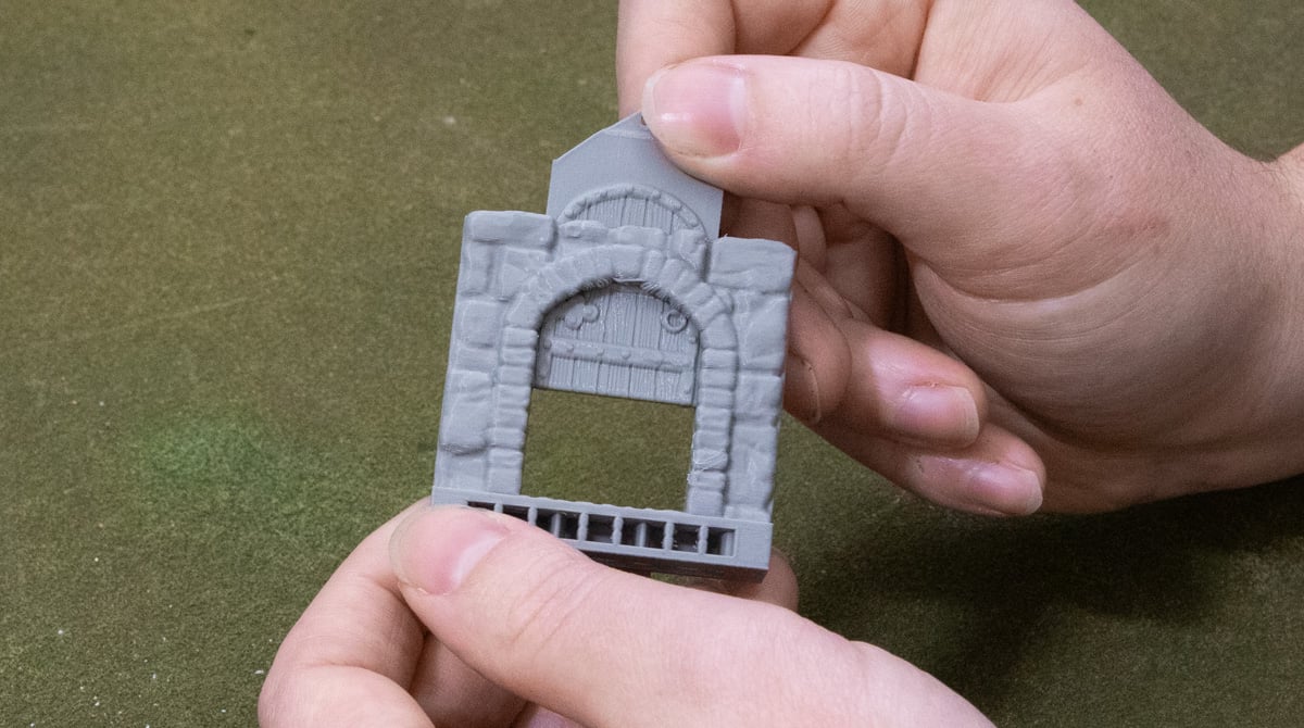 A photo showing the Building of 3D printed OpenLOCK doors