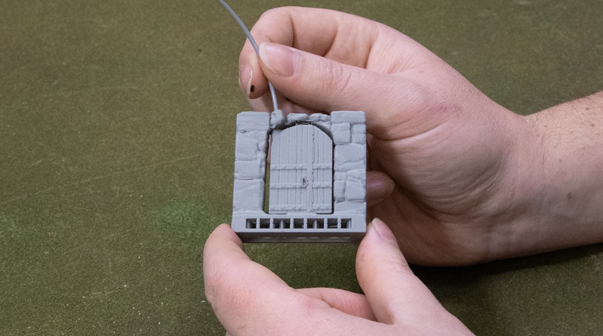 A photo showing the Building of 3D printed OpenLOCK doors