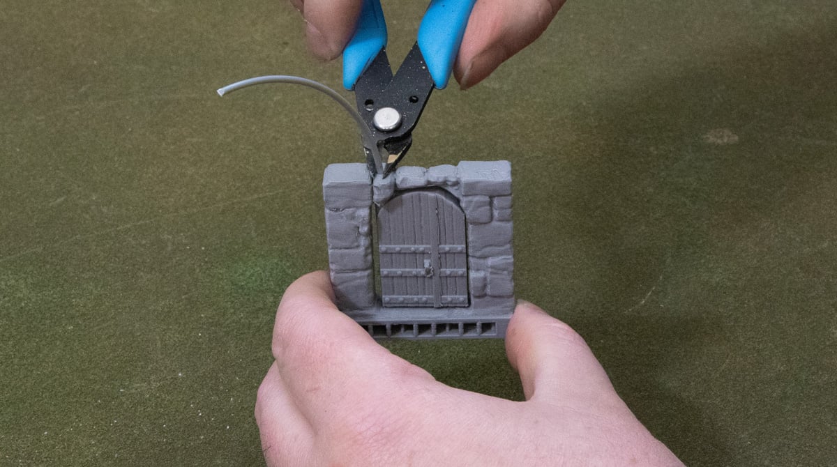 A photo showing the Building of 3D printed OpenLOCK doors