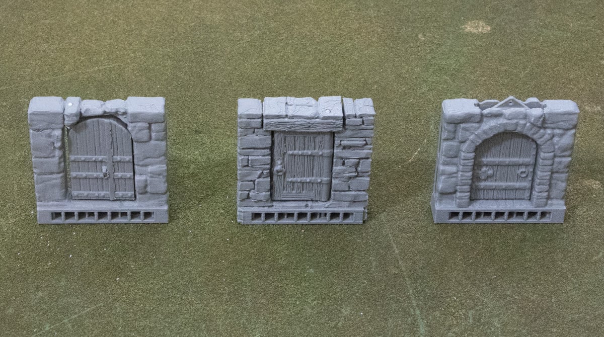 A photo showing the Building of 3D printed OpenLOCK doors