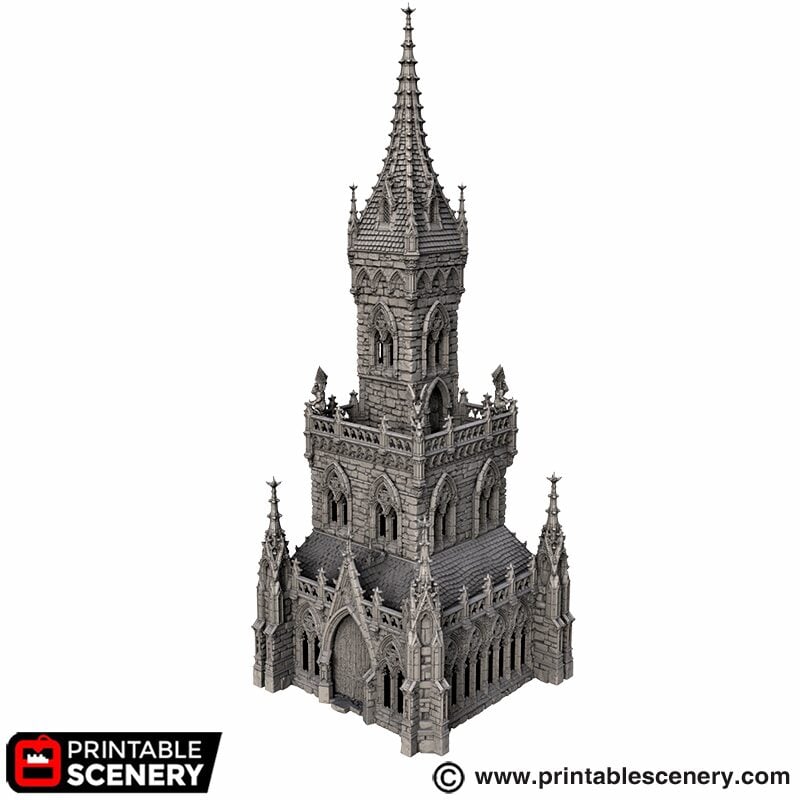 Gothic Cloister Tower 3d print files