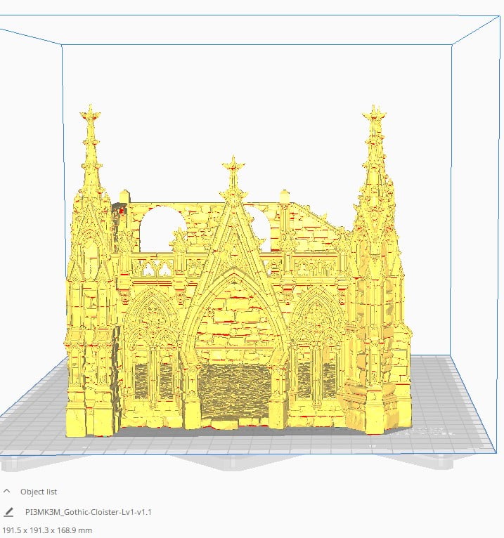 Gothic Square Tower Measurement