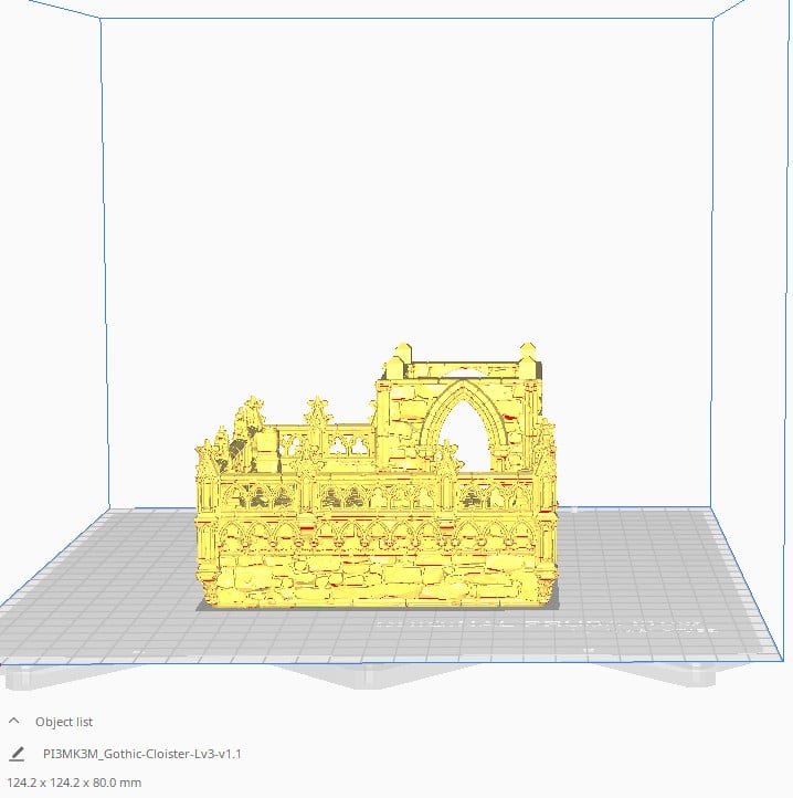 Gothic Square Tower Measurement