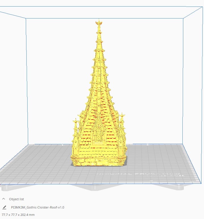 Gothic Square Tower Measurement