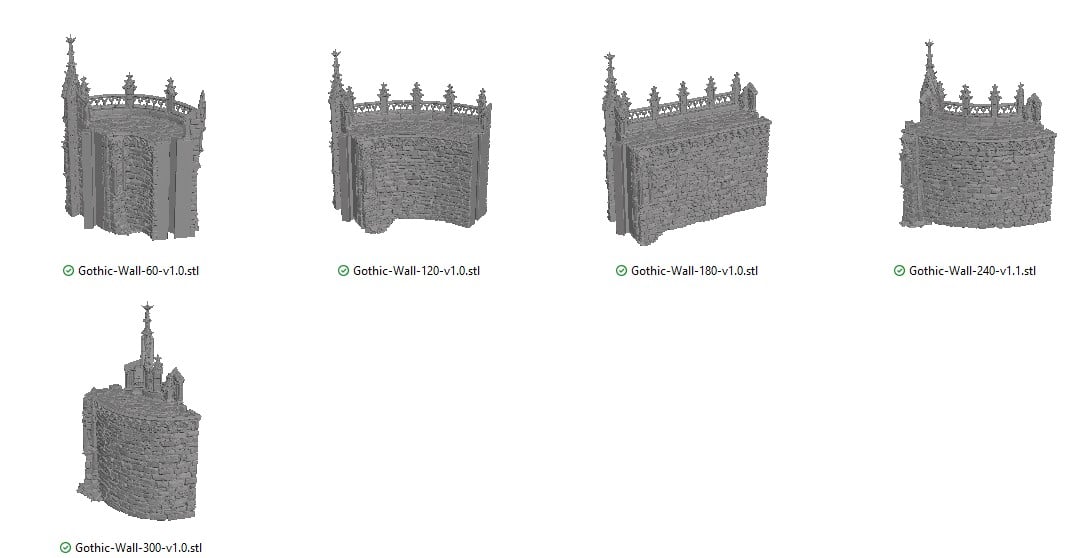 Gothic Walls Reference