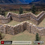 Hex Castle Low Angular Walls