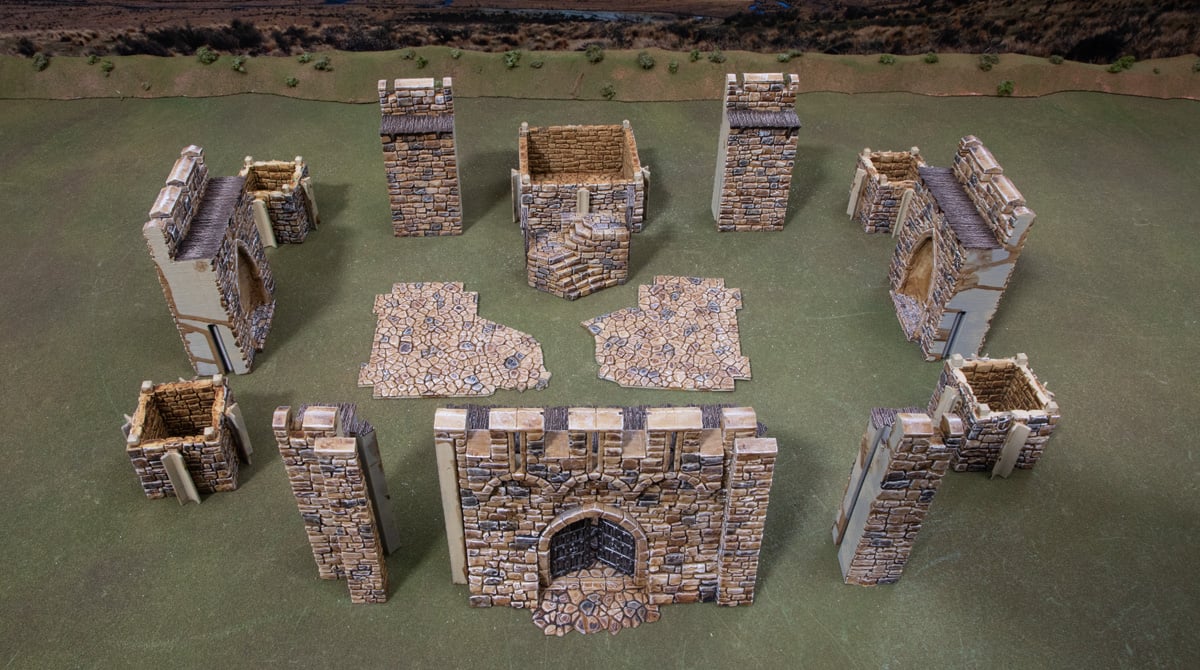 Duke's Fort 3D printed assembly step 1