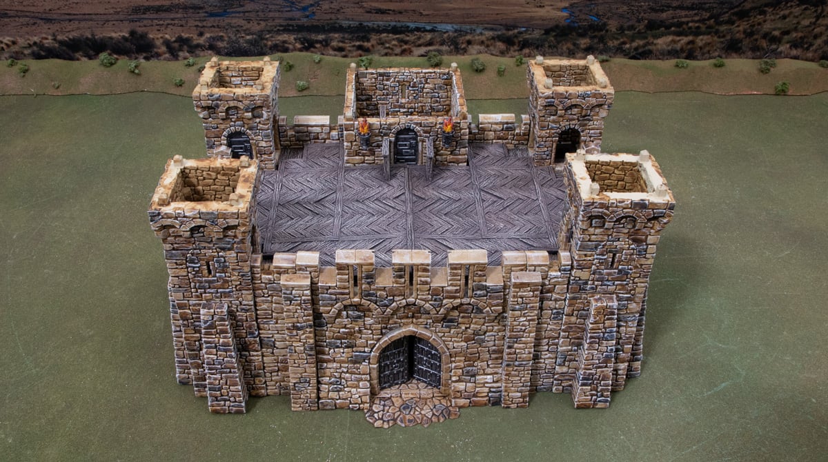 Duke's Fort 3D printed assembly