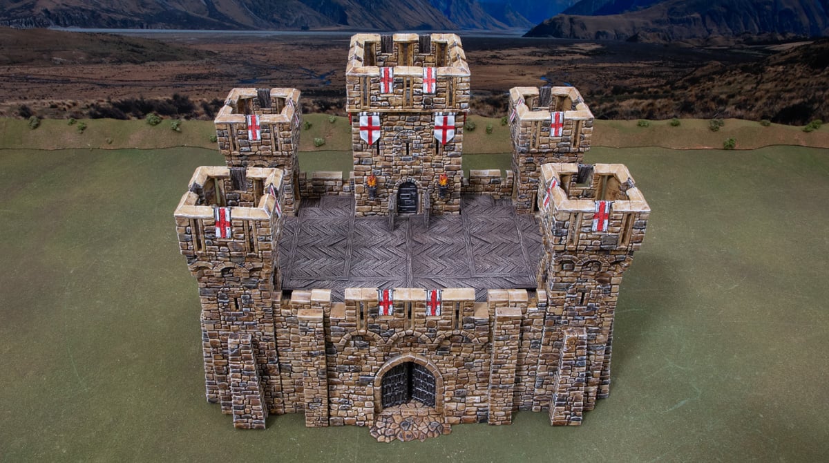 Duke's Fort 3D printed assembly complete