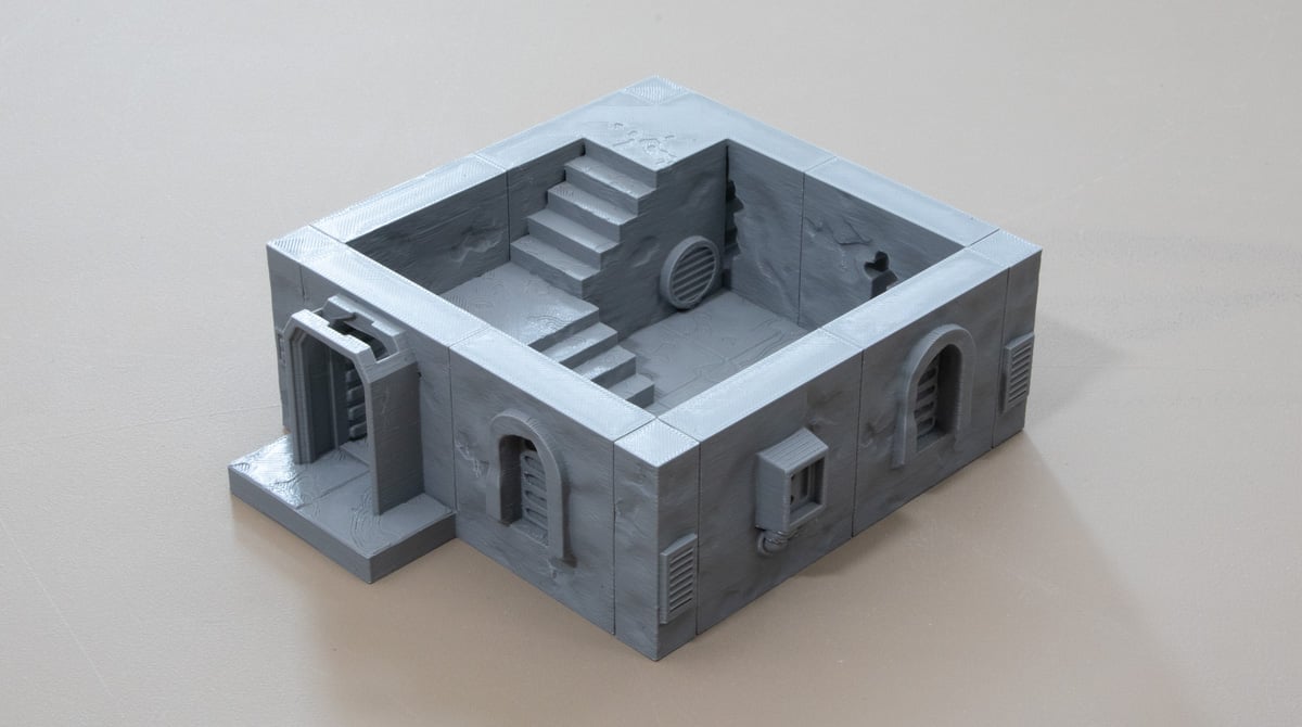 3d printed desert outpost building
