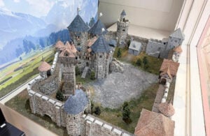 3D printed and painted Throne & Ash Castle