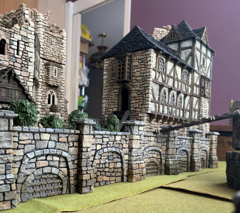 3D printed and painted Throne & Ash Castle