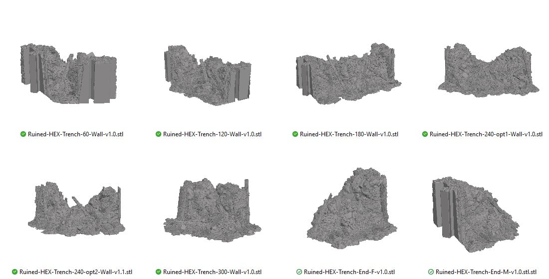 Ruined Trench Forts Reference
