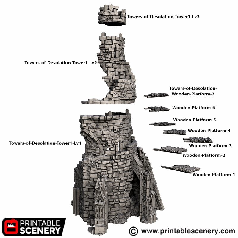 Tower of Desolation Part List