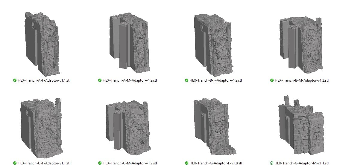 Trench Fort Adaptors Reference