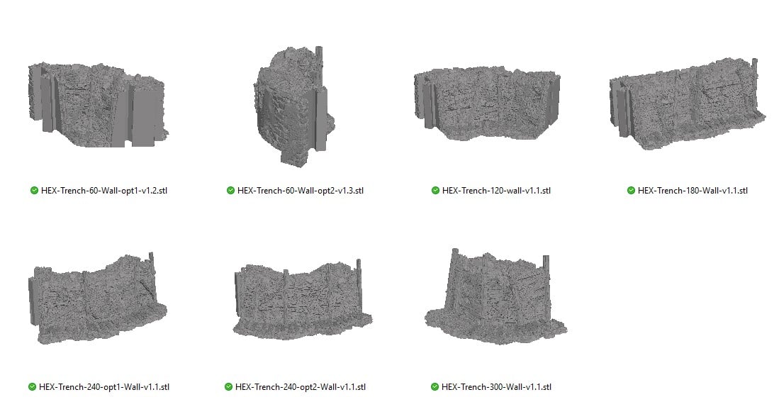 Trench Forts Reference