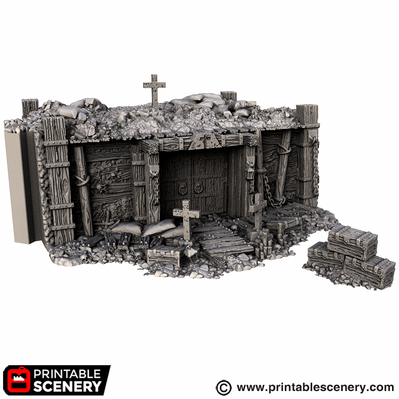 Wooden Dugout 3D print file
