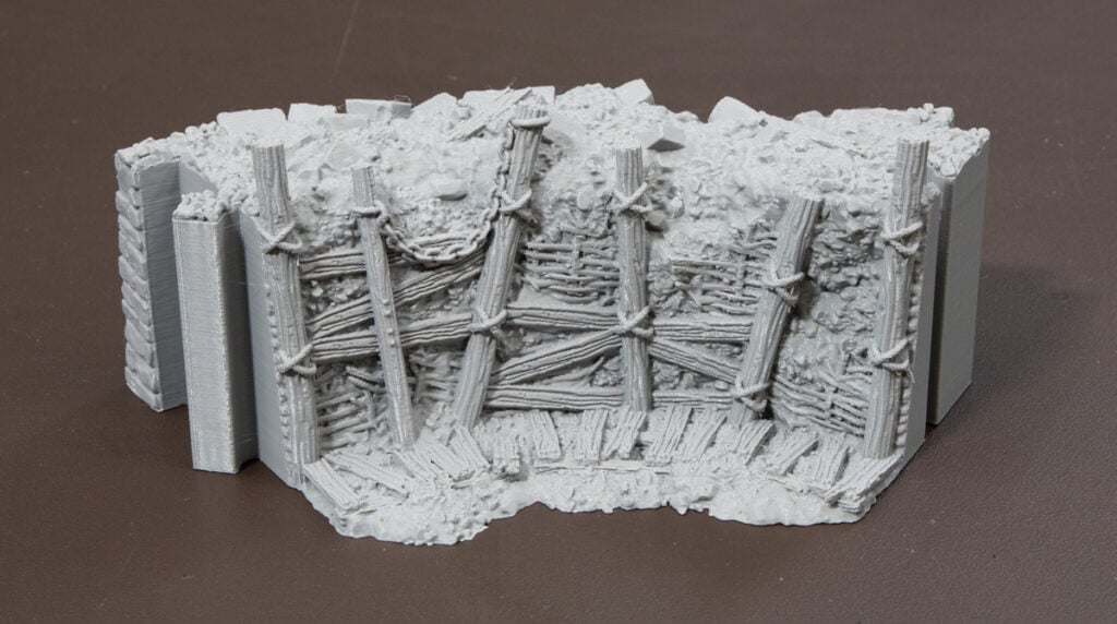 3D printed Trench Wall