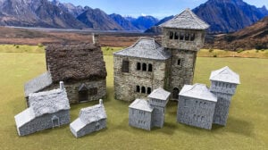 3D Printing Scaled Buildings With Solid Versions