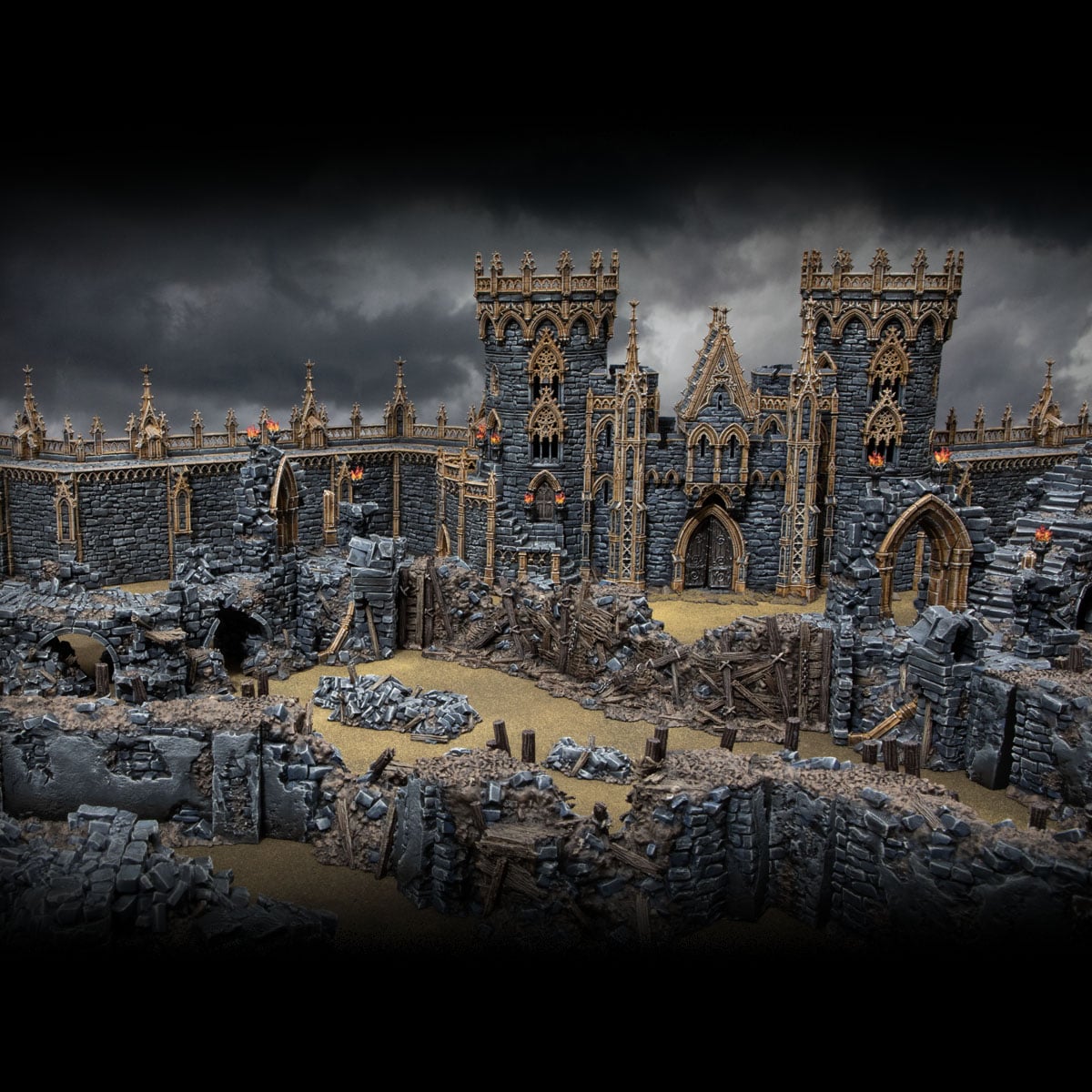 3D printed and painted Darkness & Desolation models for wargaming and tabletop RPGs