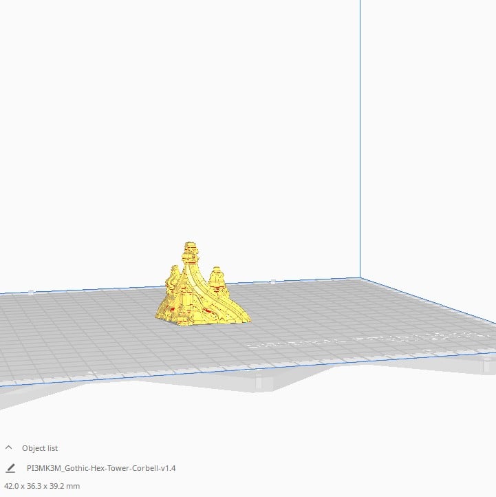 Gothic Hex Tower Measurement