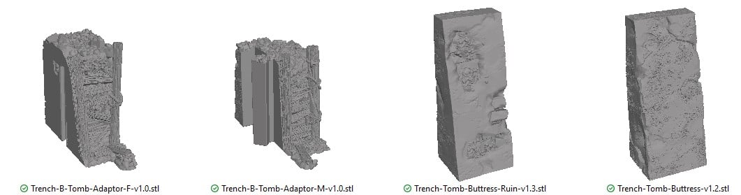 Trench Tomb Adaptors and Buttresses