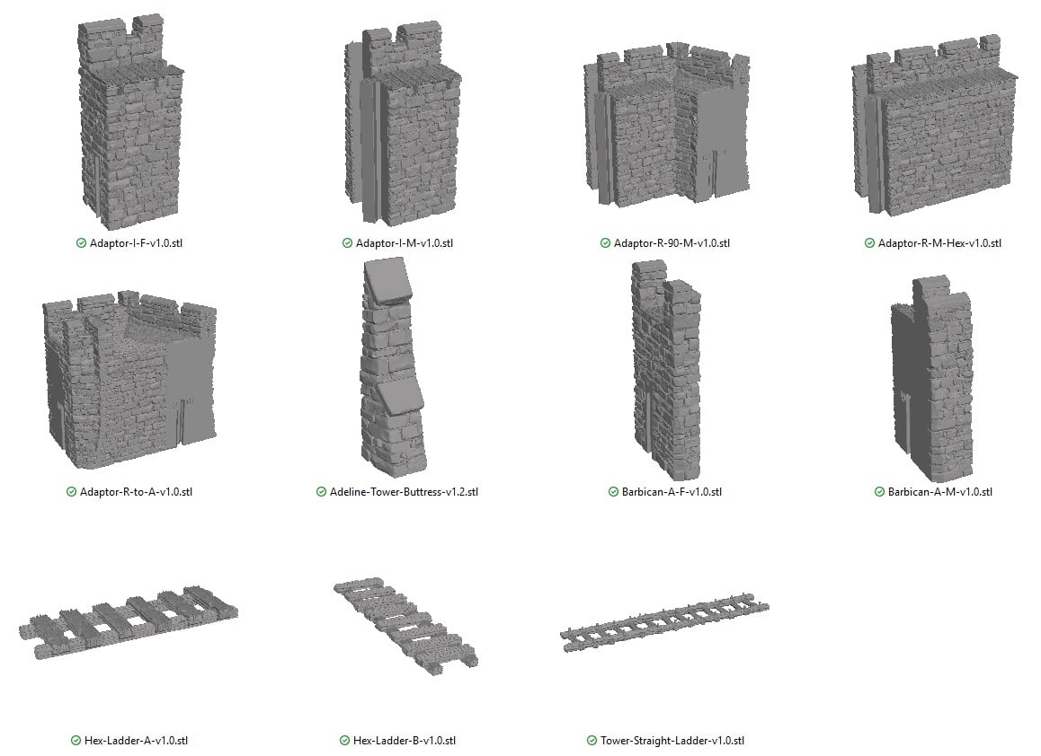 Adaptors, Ladders and Buttress Reference