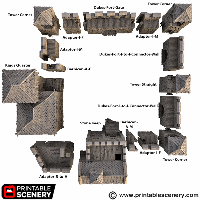 Liness Castle Layout list