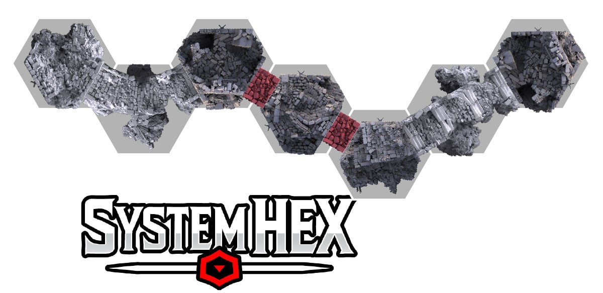 Blighted Stairway HEX layout