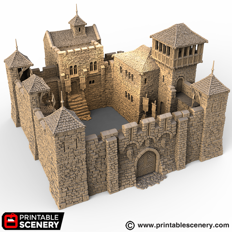 Liness Castle 3D print file